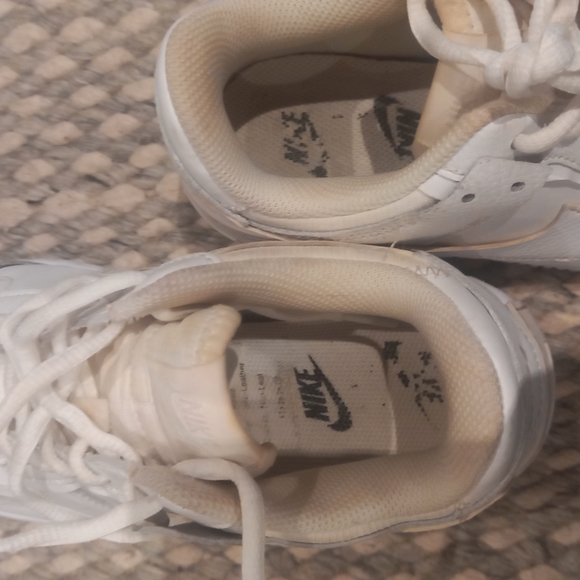 White Nike Airforce 1 triple shadow white nice chunky sole - Picture 4 of 4